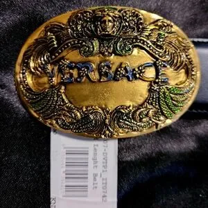 Versace | Accessories | Versace Oval Logo Black Multi  display picture 2
